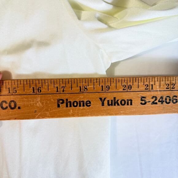 Vintage Vanity Fair Pajama Set Women’s Medium Made in USA Lace-Satin 70s 80s - Picture 6 of 6